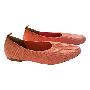 Everlane The Day Glove ReKnit Pink Salmon Size 9.5 Ballet Flats Slip On Shoes
